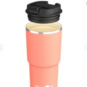 Asobu Ceramic Insulated Lined Travel Coffee Drink Mug Cup Crabapple Pick Me Up